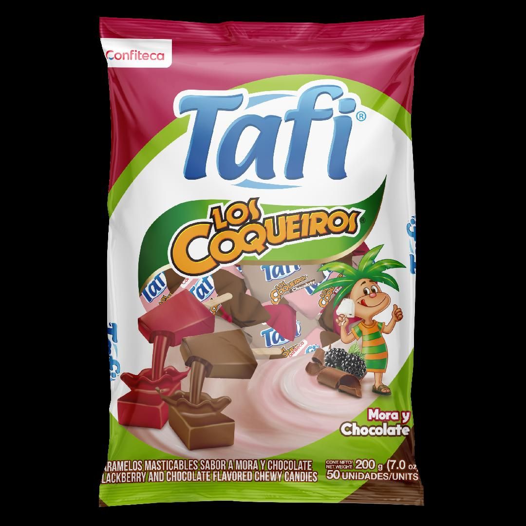 CAAMELO TAFI COQUEIROS MORA CHOCOLATE 20