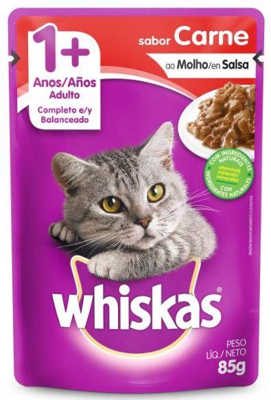 WHISKAS CARNE EN SALSA SOBRE 85G
