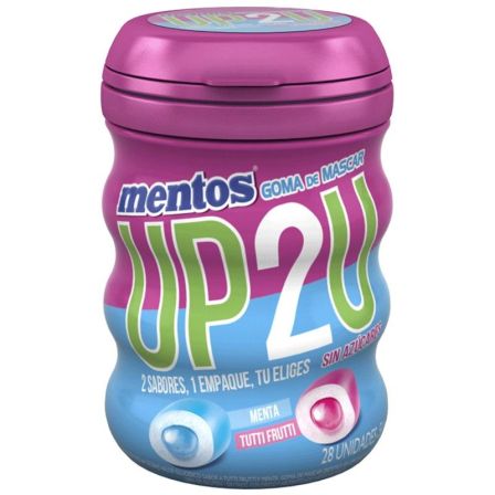 MENTOS GOMA DE MASCAR UP2U BOT 56 GR.