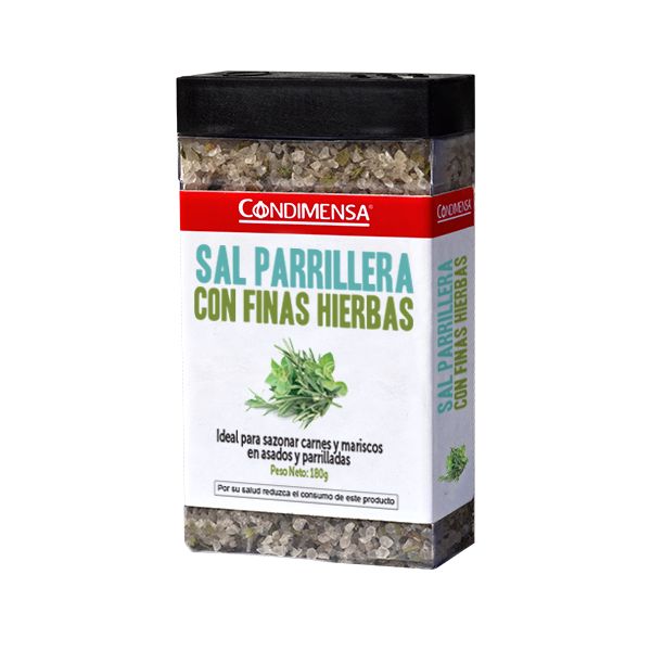 SAL PARRILLERA CON FINAS HIERBAS CONDIME