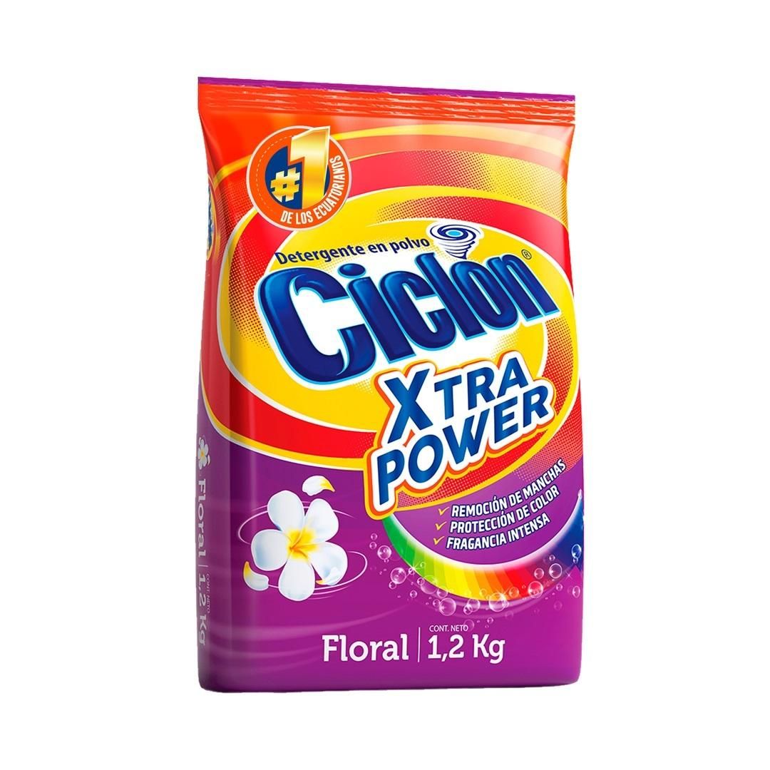 DETERGENTE CICLON XTRA POWER FLORAL 1200 - Imagen 2