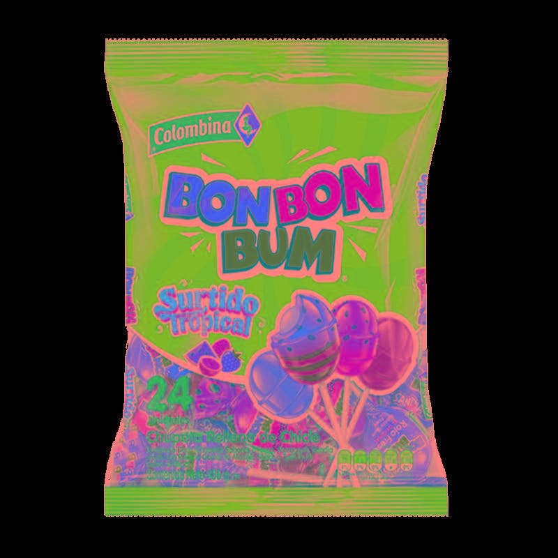 CHUPETE SURTIDO TROPICAL BON BON BUM COL
