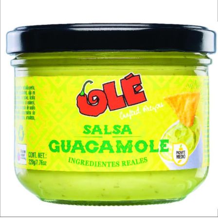 SALSA GUACAMOLE OLE 220G