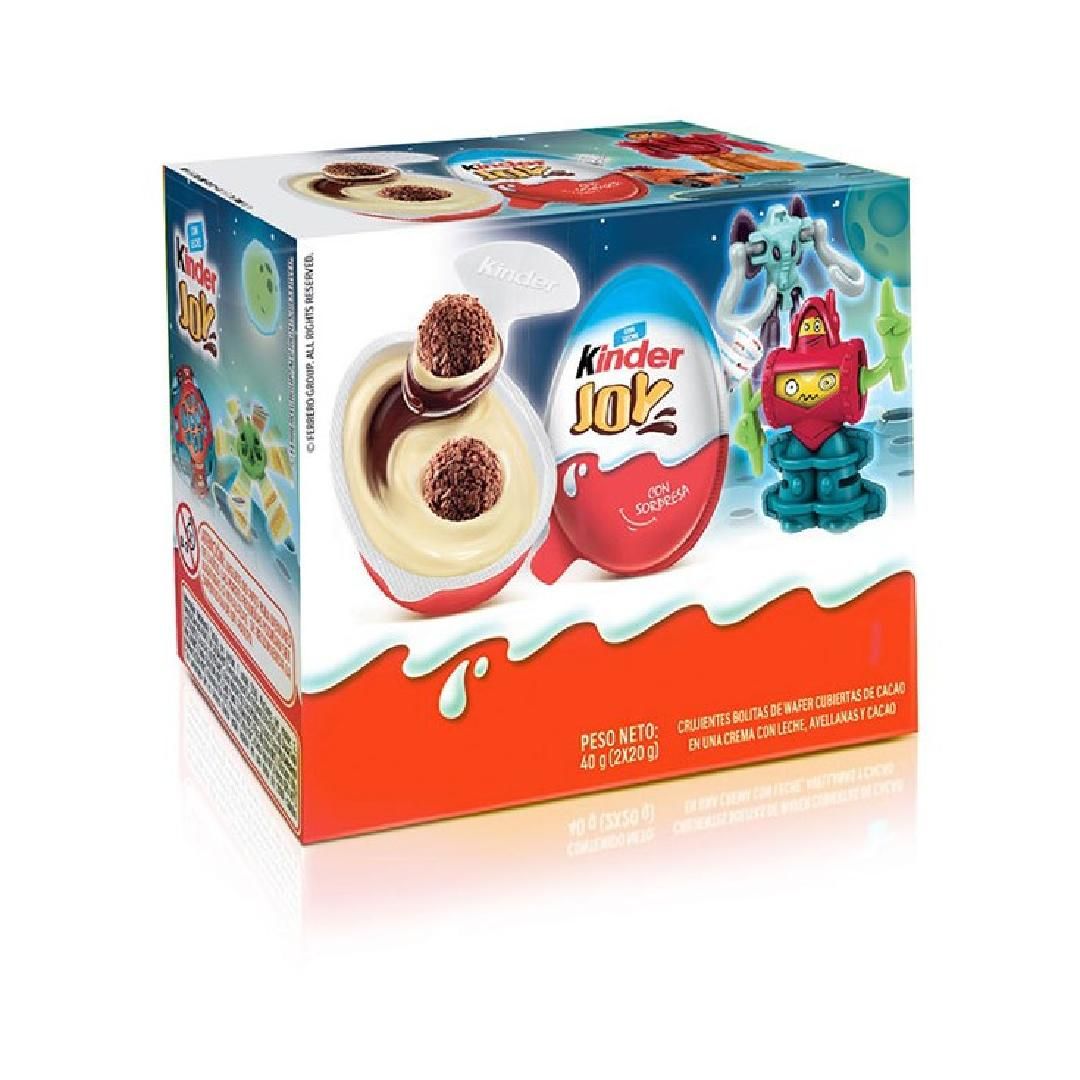 HUEVO KINDER JOY NINO X2 40G