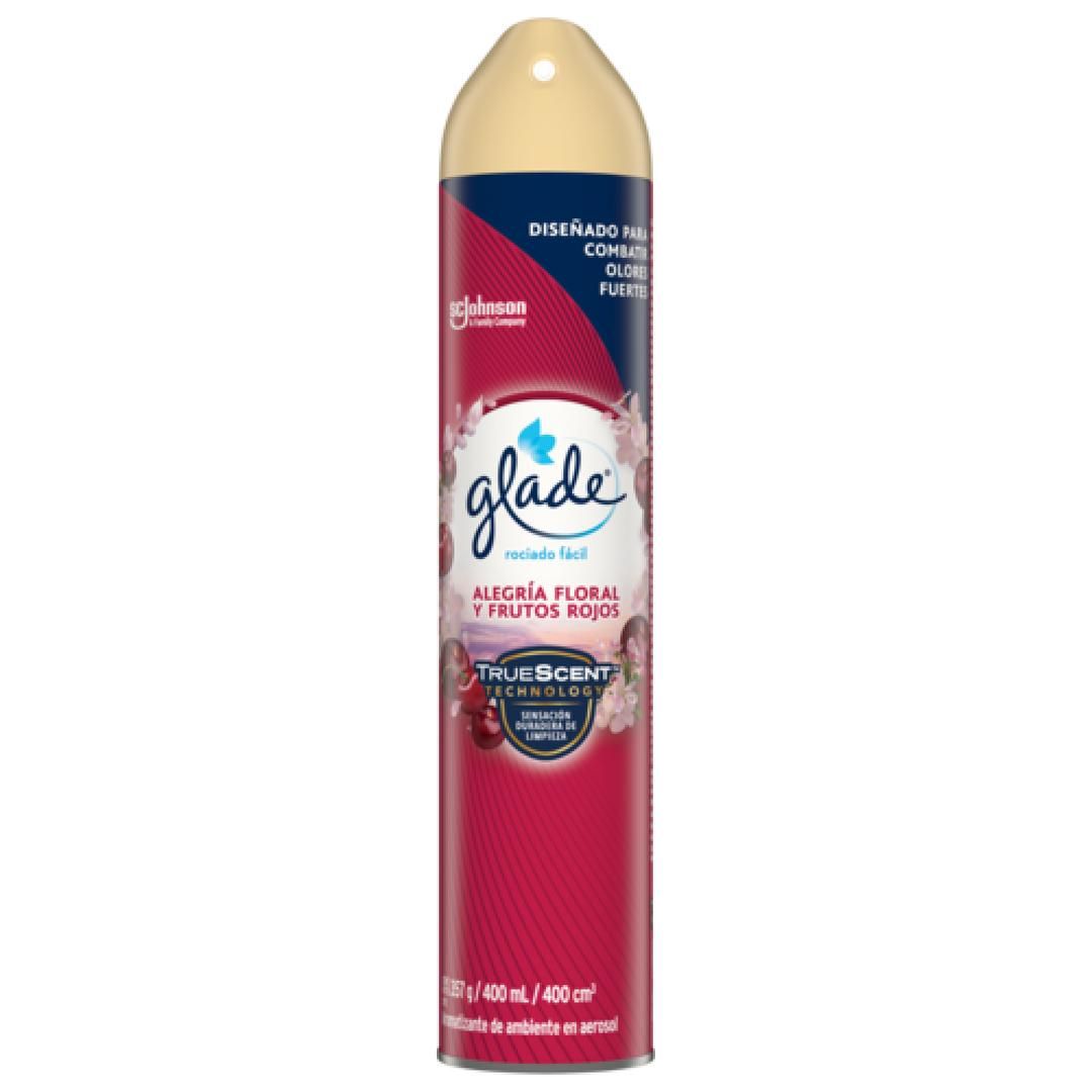 GLADE AEROSOL 5EN1 ALEGRIA FLORAL FRUTOS