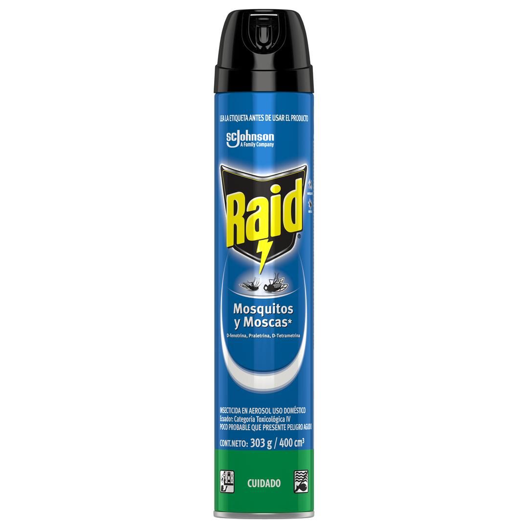 INSECTICIDA MOSQUITOS Y MOSCAS RAID 400M