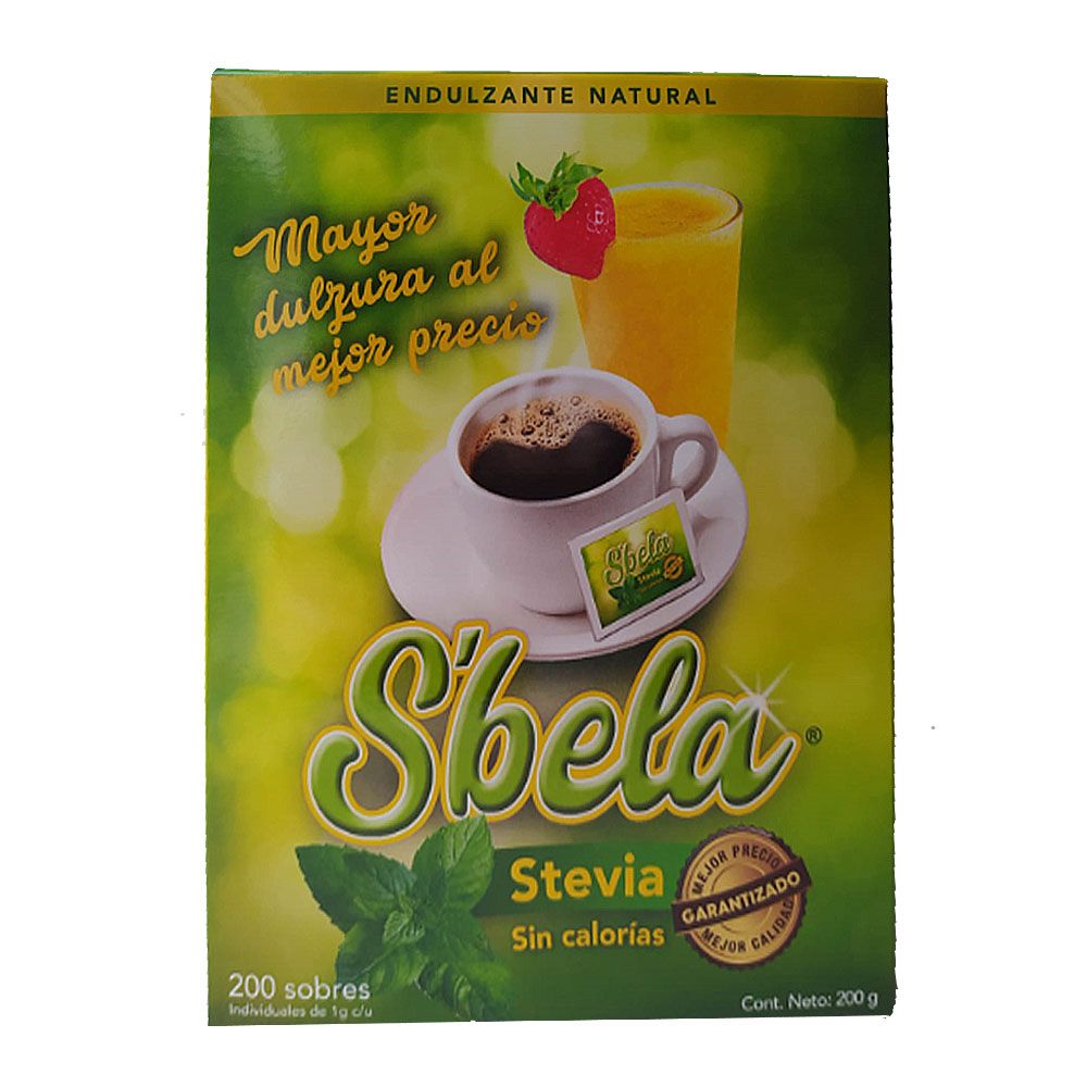 ENDULZANTE ORG SBELA STEVIA SIN CALORIAS