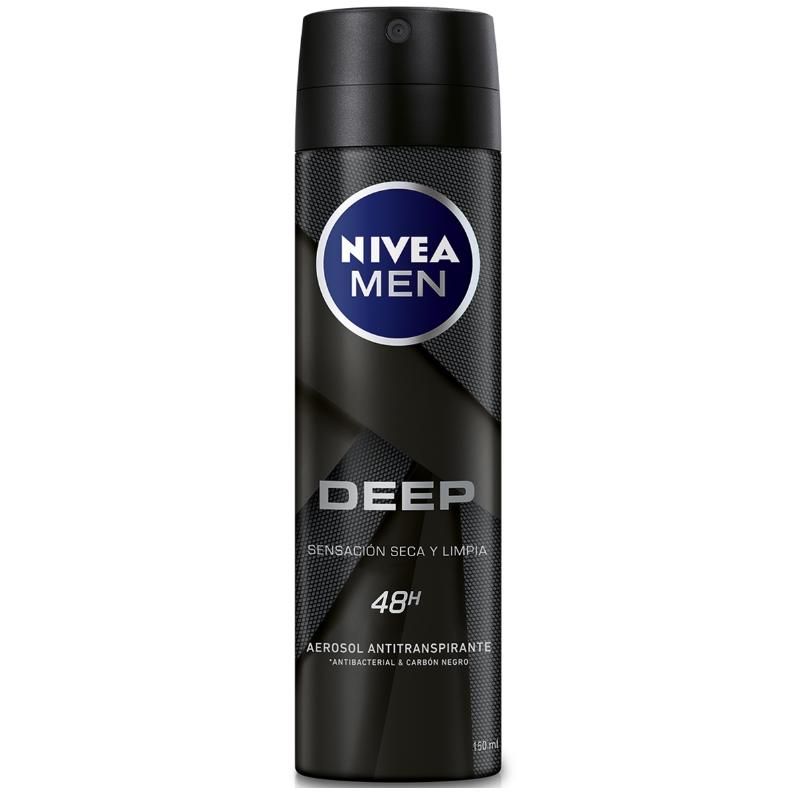DESODORANTE SPRAY BLACK CARBON NIVEA MEN