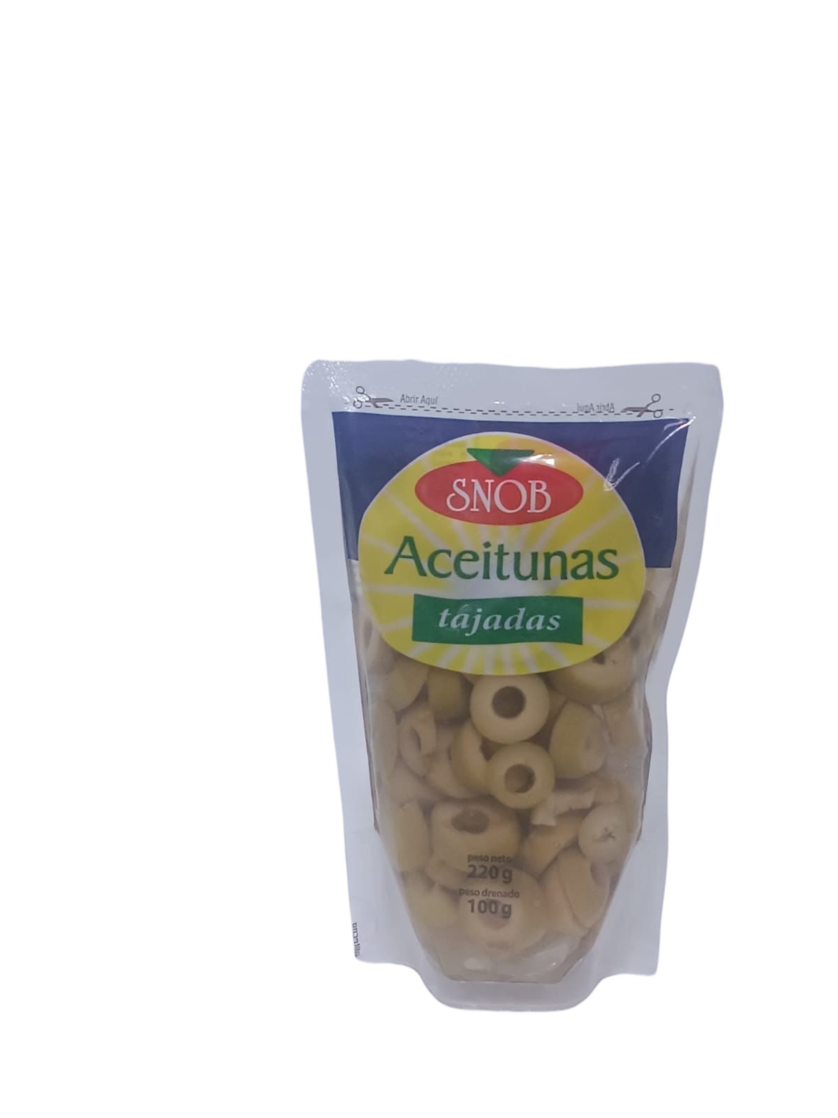 ACEITUNAS EN TAJADAS SNOB 220G
