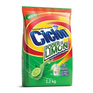 DETERGENTE PODER LIMON CICLON 1.2KG