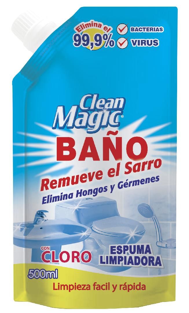 ESPUMA LIMPIADORA PARA BANO DP CLEAN MAG