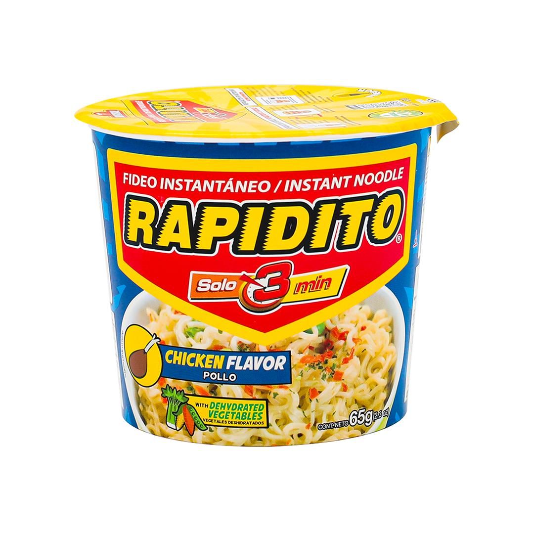 FIDEO INSTANTANEO VASO RAPIDITO POLLO 65