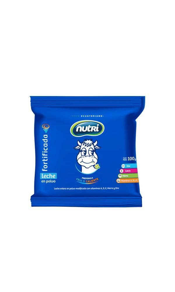 LECHE ENTERA EN POLVO FORTIFICADA 100 G