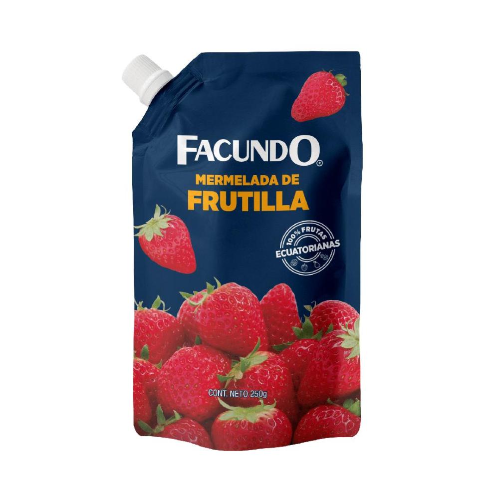 MERMELADA DE FRUTILLA DOYPACK FACUNDO 250G