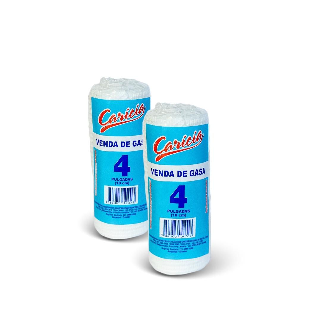 VENDA DE GASA CARICIA 4 PULGADAS