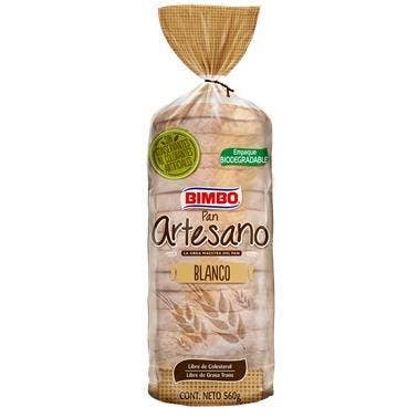 PAN ARTESANO BLANCO BIMBO 560G