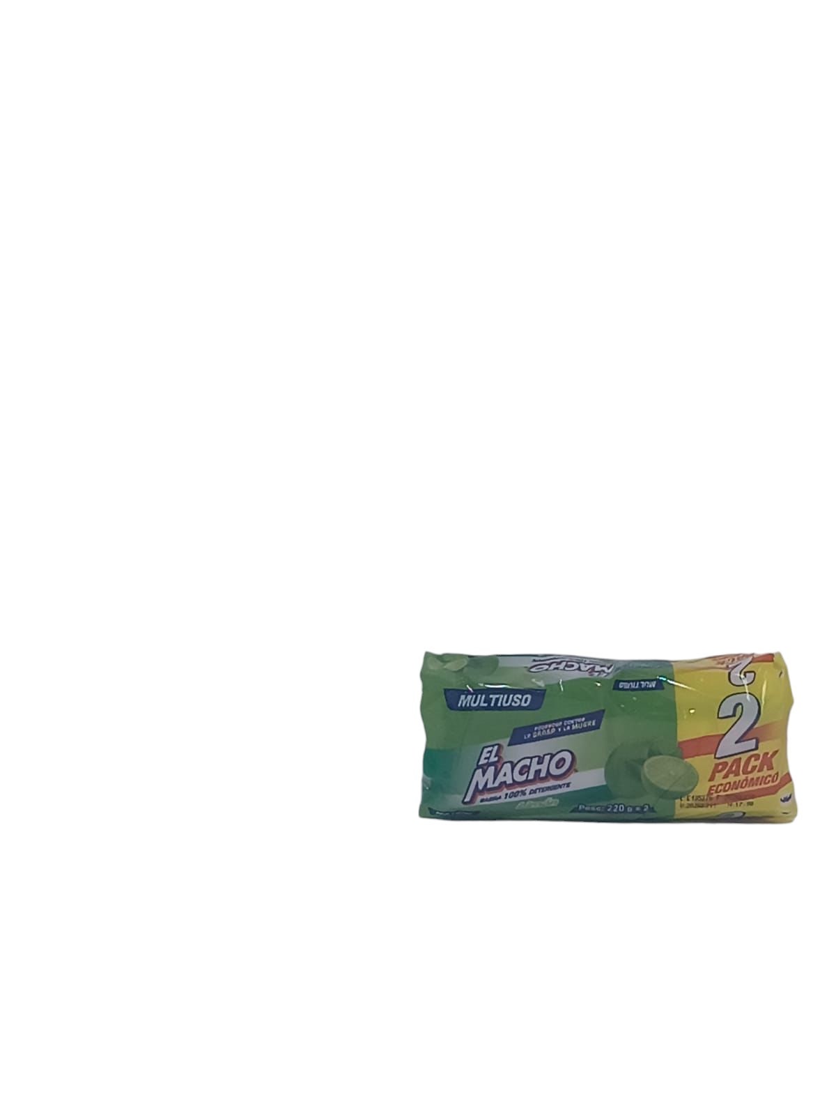 JABON EN BARRA LIMON 2PACK EL MACHO 220G