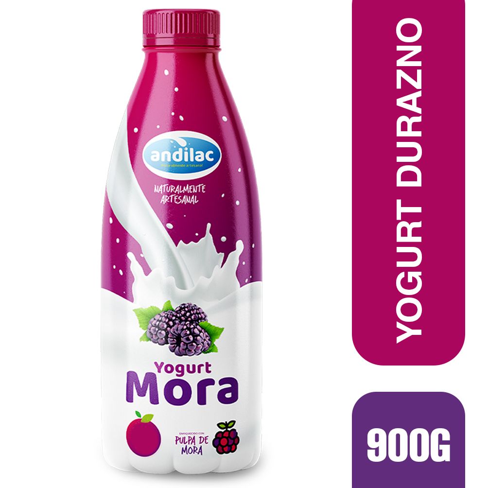 YOGURT ENTERO MORA 900G