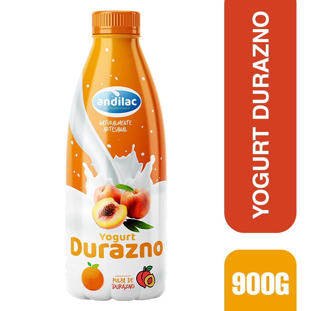 YOGURT BEBIBLE DURAZNO ANDILAC 900G