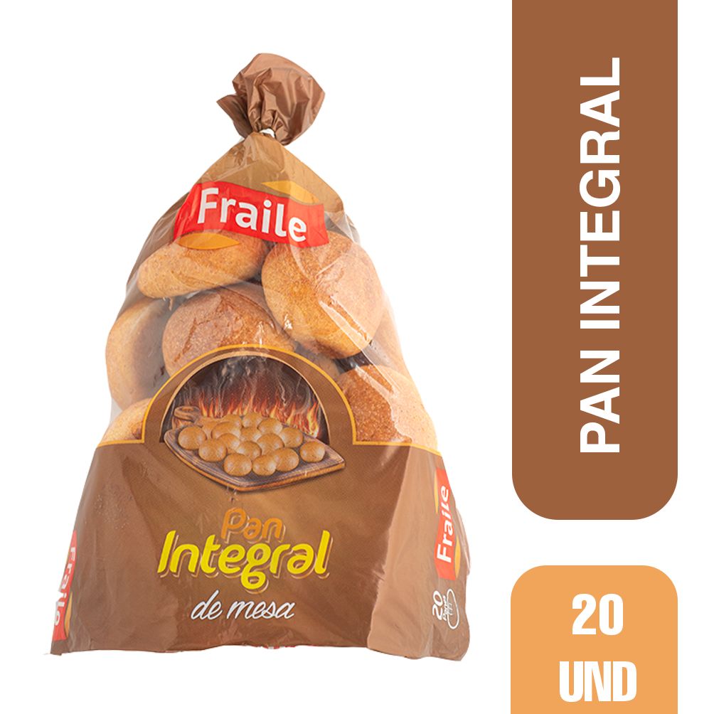 PAN DE MESA INTEGRAL FRAILE 450G