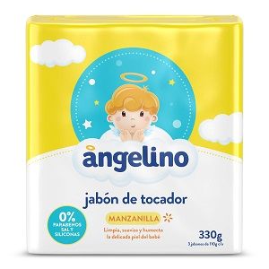 JABON MANZANILLA ANGELINO TRIPACK 330 G