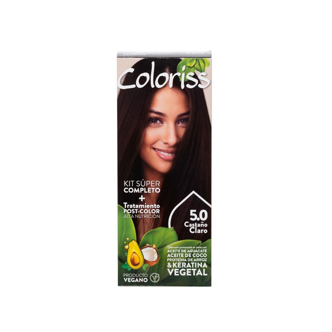 TINTE KIT 5.0 CASTANO CLARO COLORISS 50G