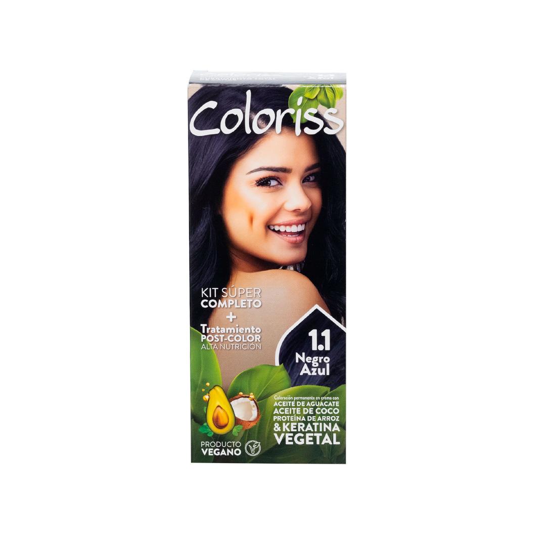 TINTE KIT 1.1 NEGRO AZUL COLORISS 50G