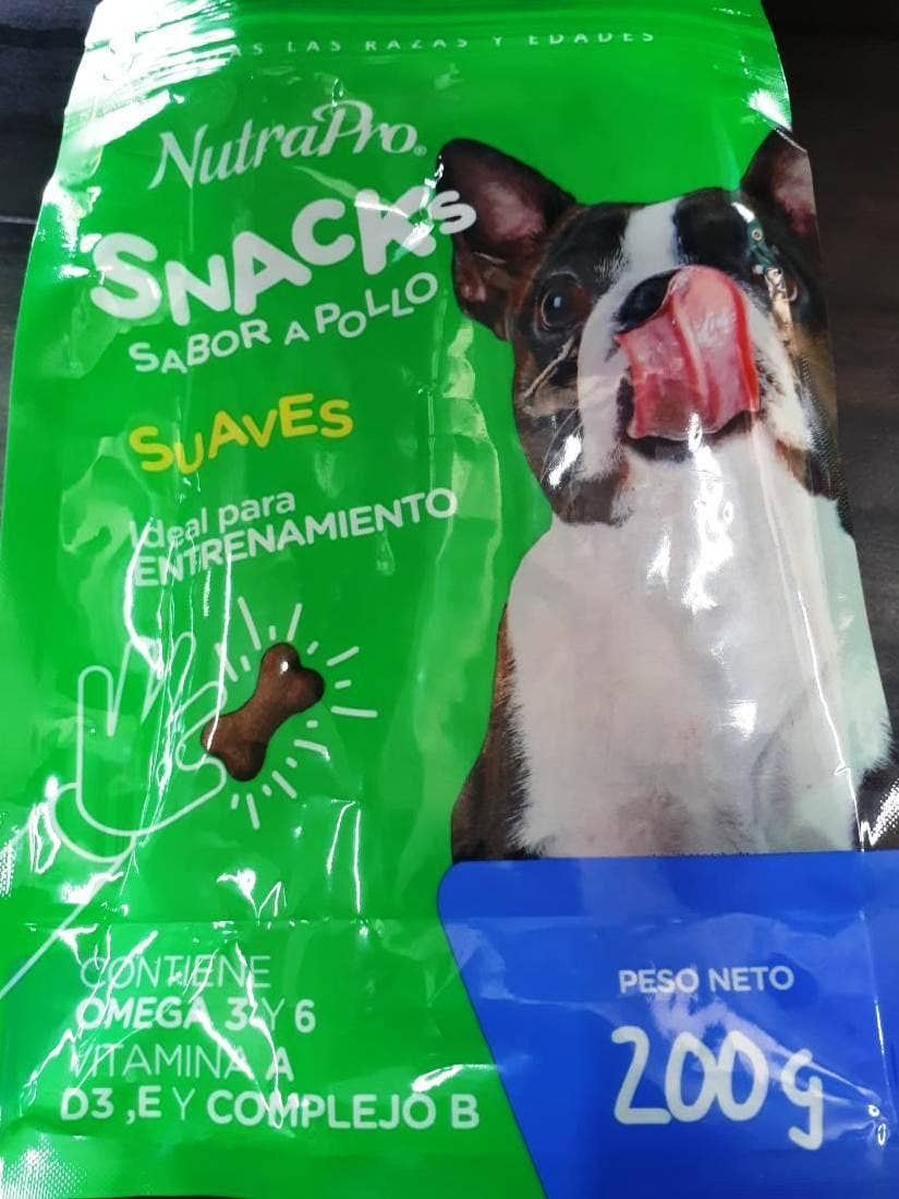 SNACKS SABOR POLLO TODAS LAS RAZAS NUTRA