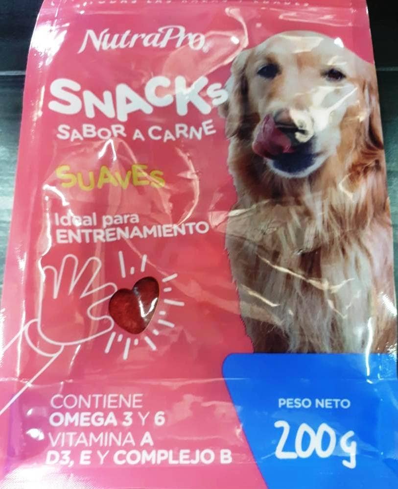 SNACKS SABOR CARNE TODAS LAS RAZAS NUTRA