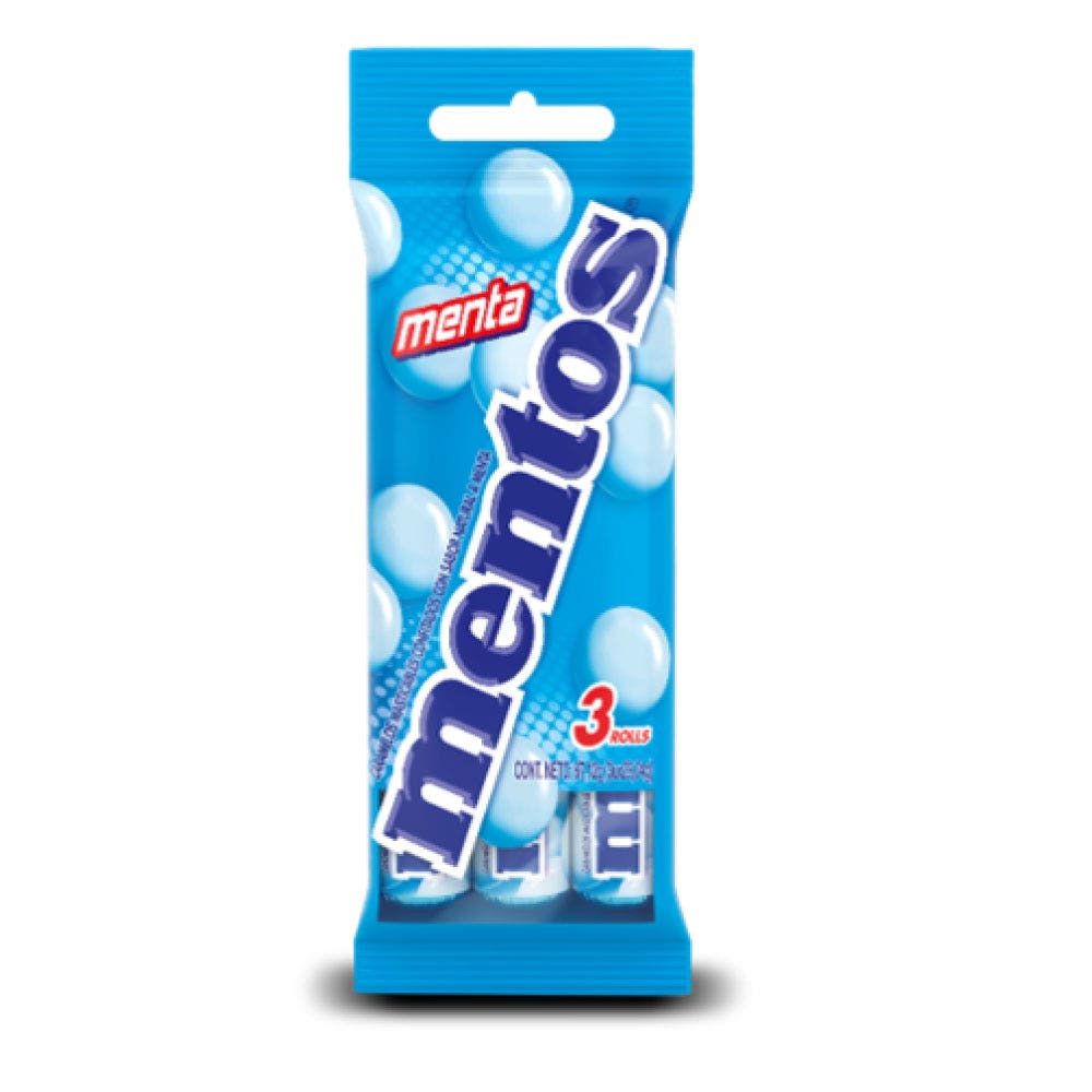 ROLLO CARAMELOS MASTICABLES MENTOS 87,12G