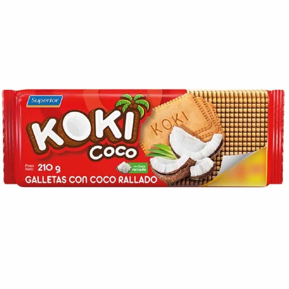 GALLETA DE COCO KOKI 24X210G