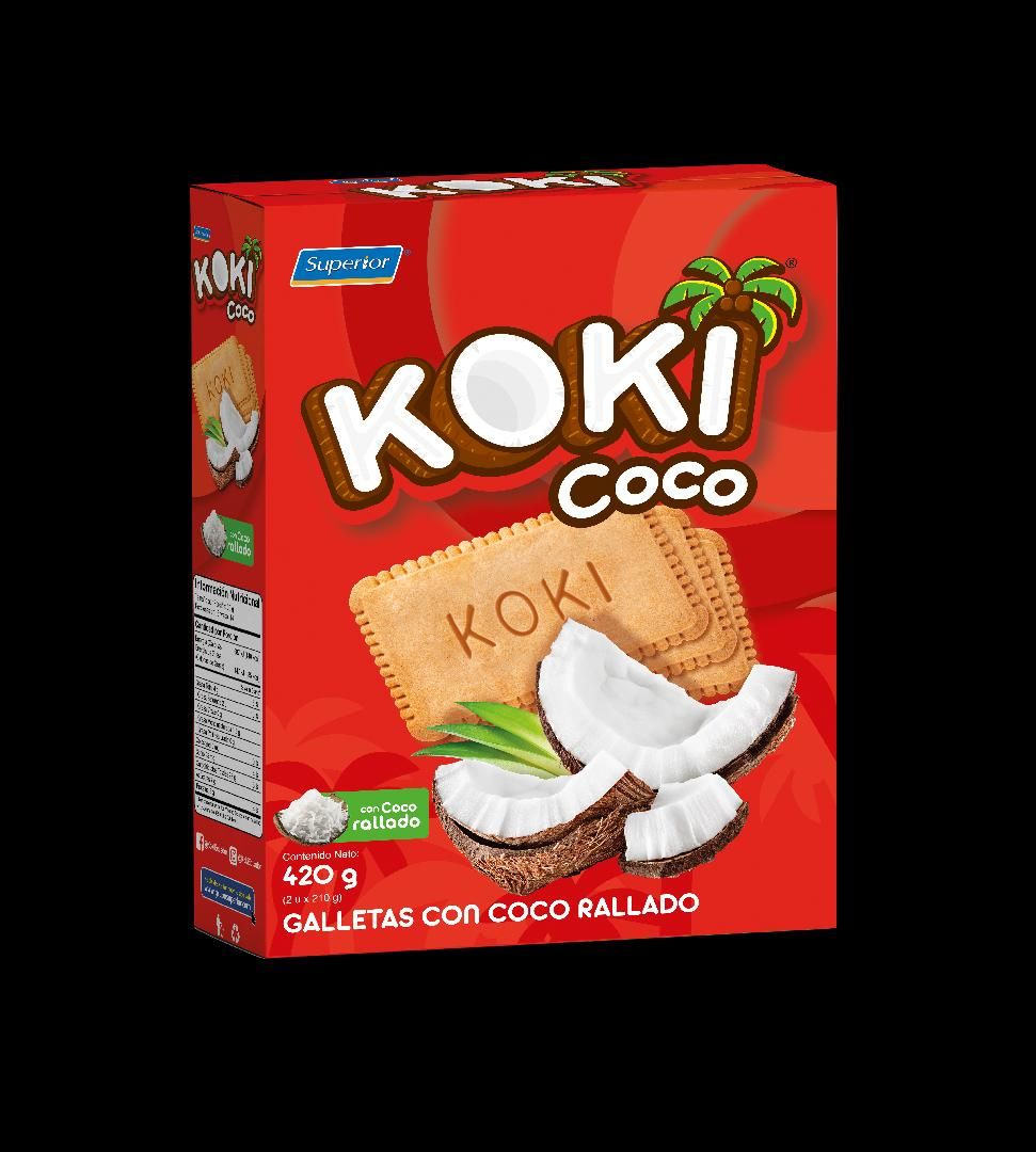 GALLETA DE COCO KOKI 420G