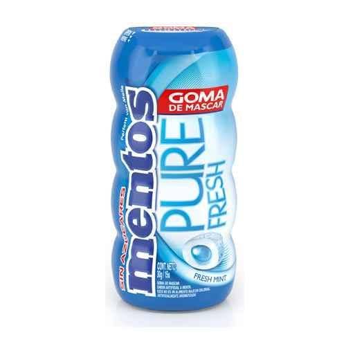 GOMA DE MASCAR FRESH MINT PURE MENTOS 30G