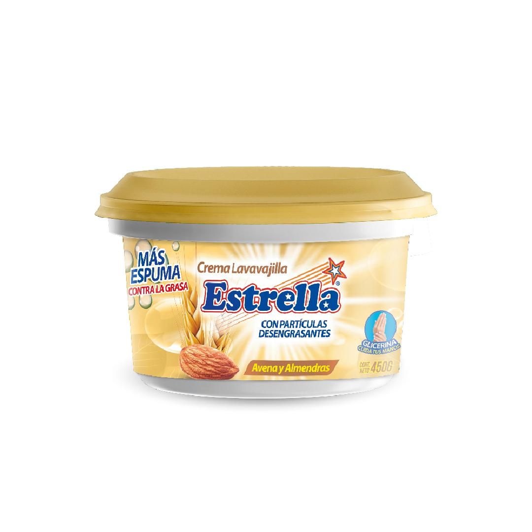 CREMA LAVAVAJILLA ESTRELLA AVENA 450G