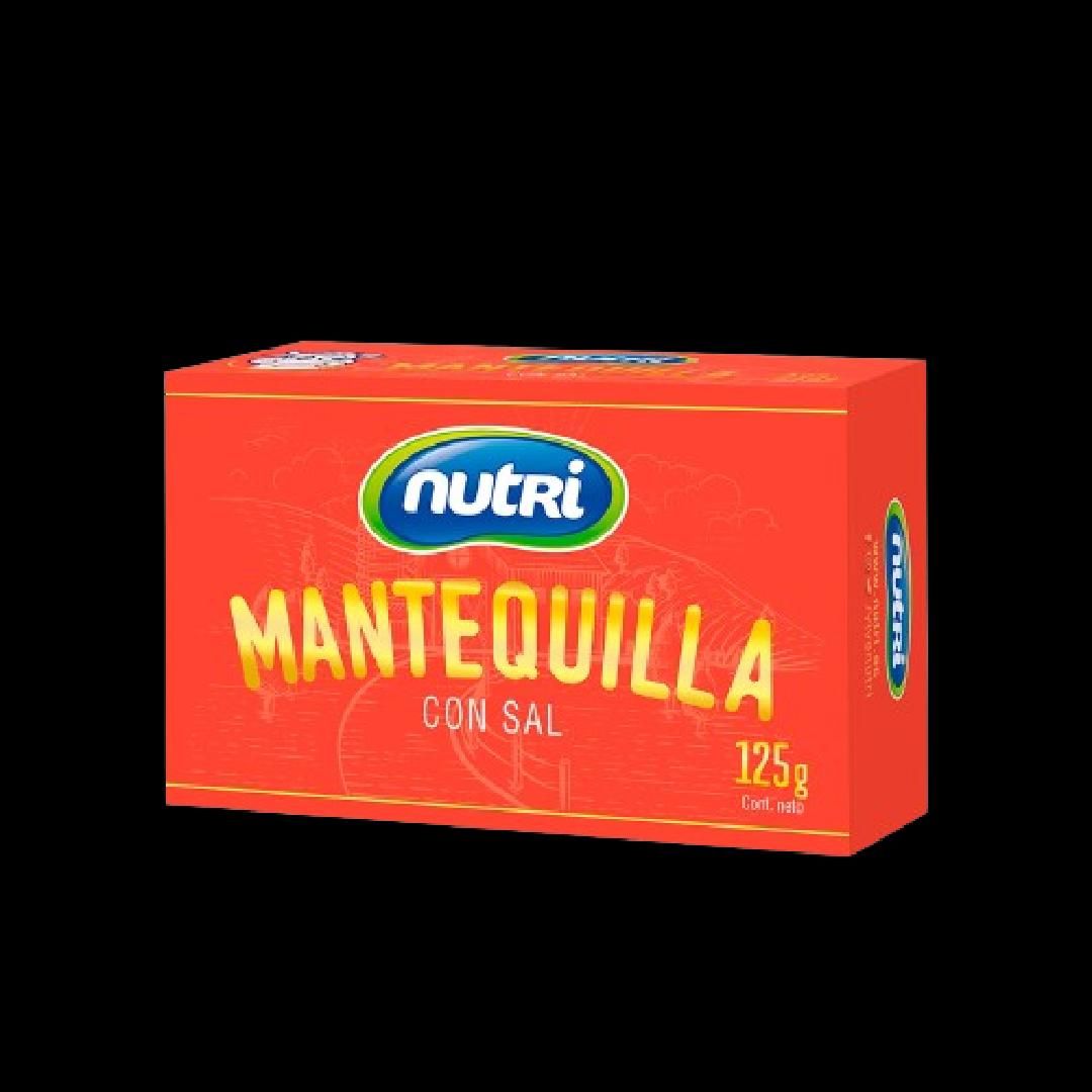 MANTEQUILLA CON SAL NUTRI 125G
