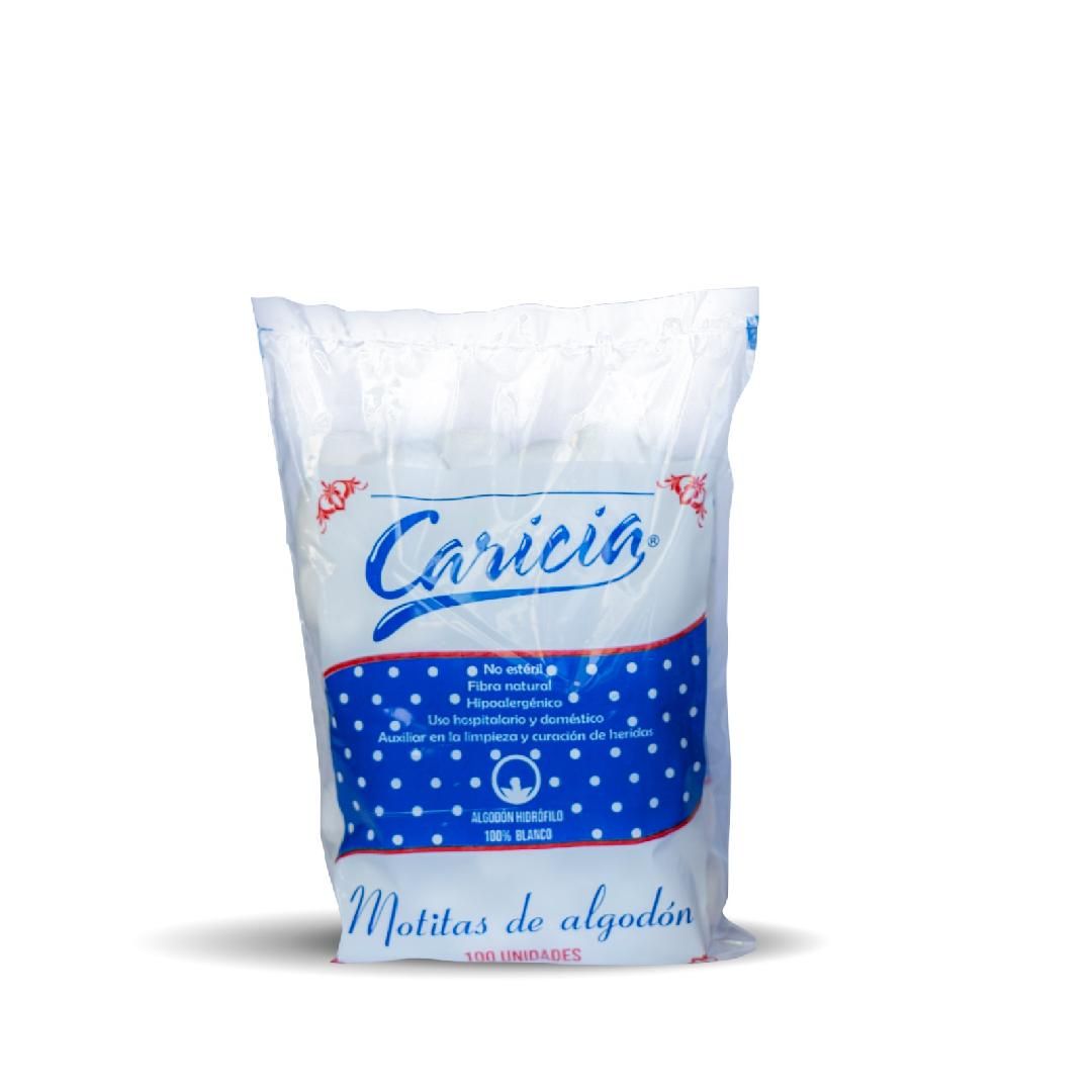 MOTITAS DE ALGODON CARICIA 50UDS
