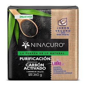 JABON DE TOCADOR NINACURO CARBON 3PK