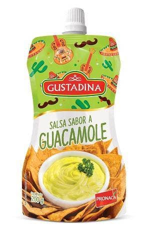 SALSA SABOR A GUACAMOLE GUSTADINA 200G