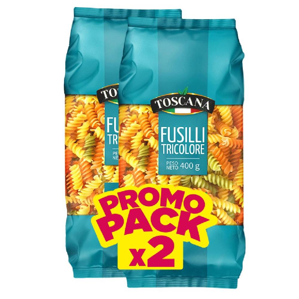 FIDEO FUSILLI TRICOLOR COMBO TOSCANA 400
