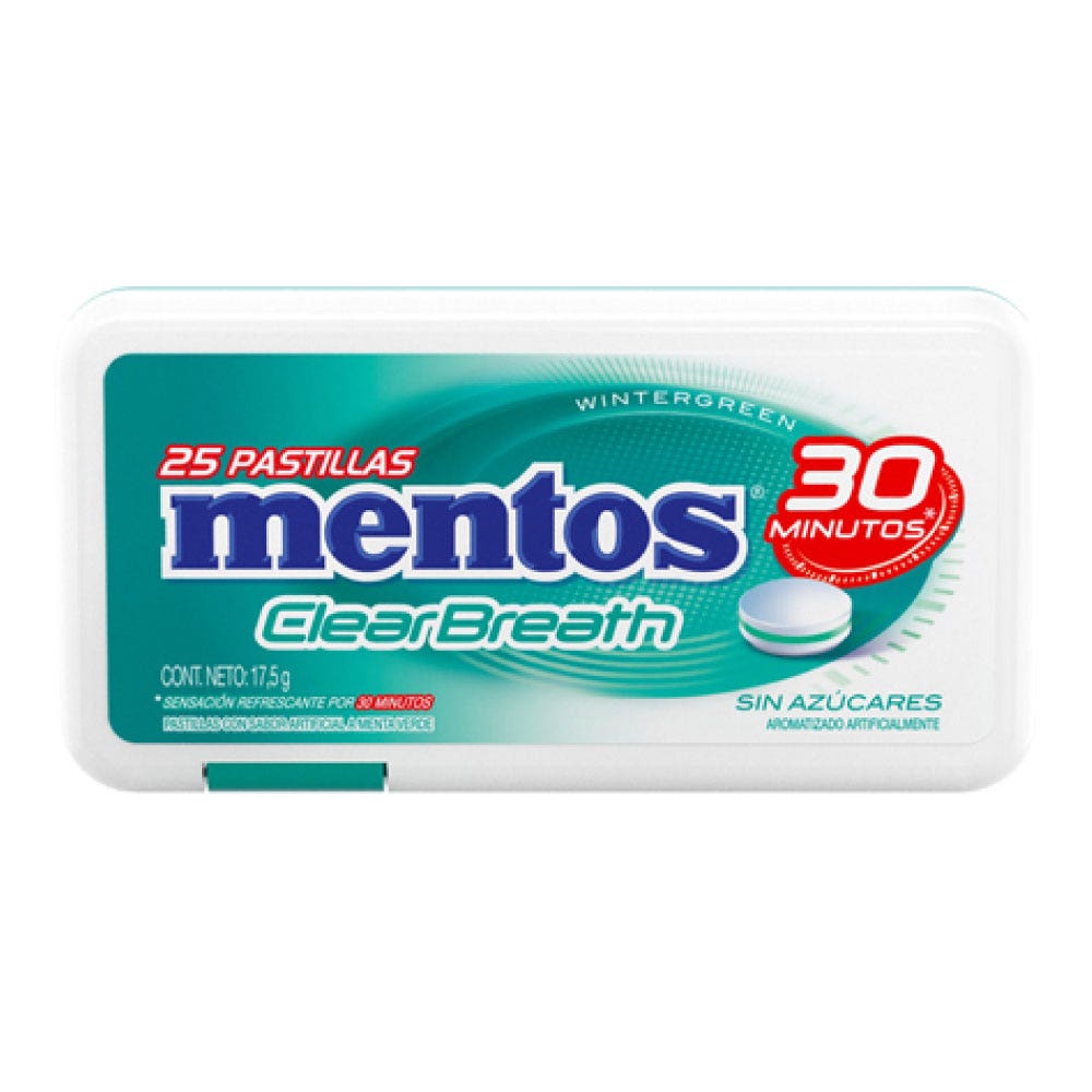 PASTILLAS MASTICABLES WINTERGREEN MENTOS