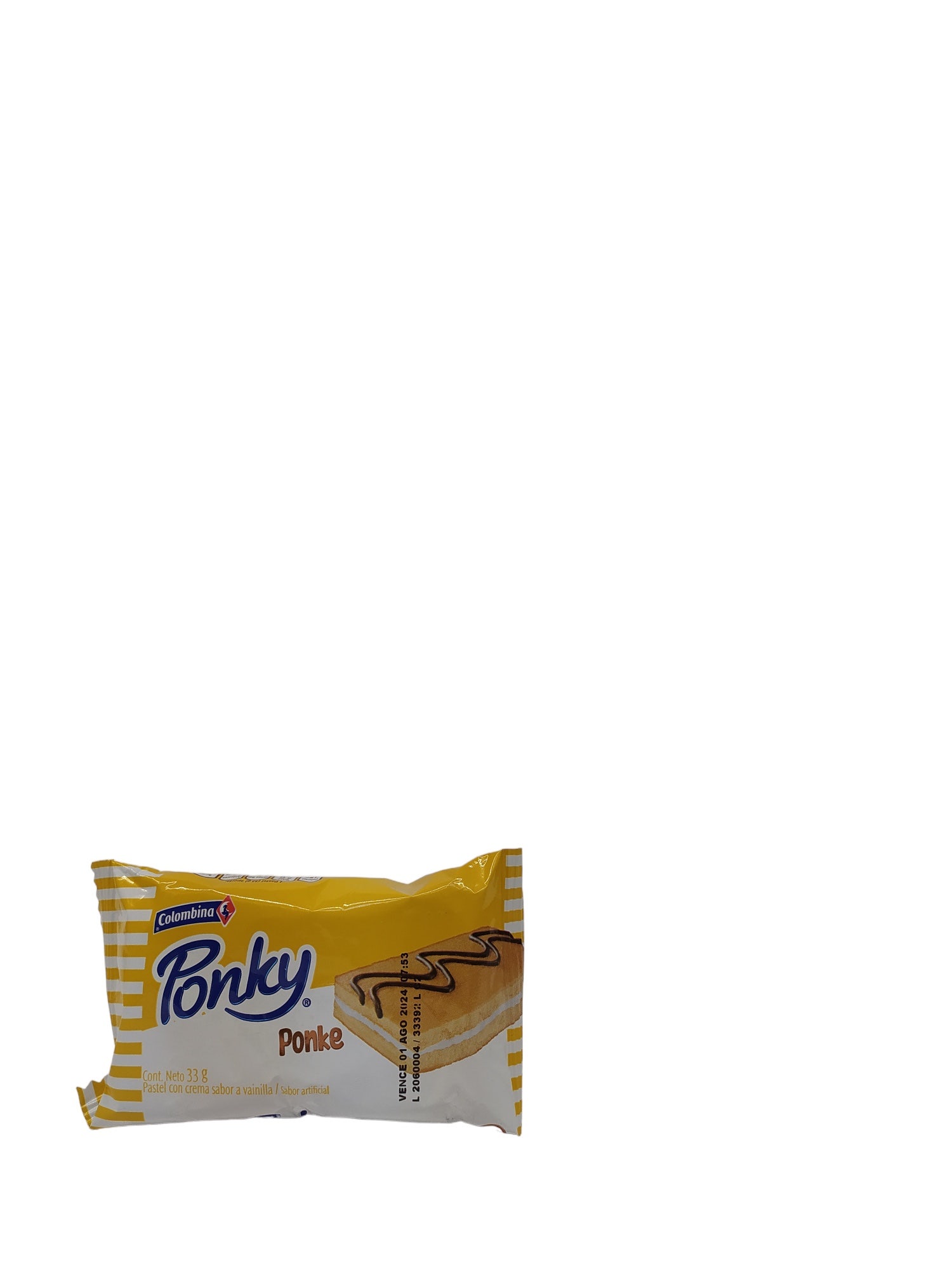 PONKY VAINILLA COLOMBINA 33G