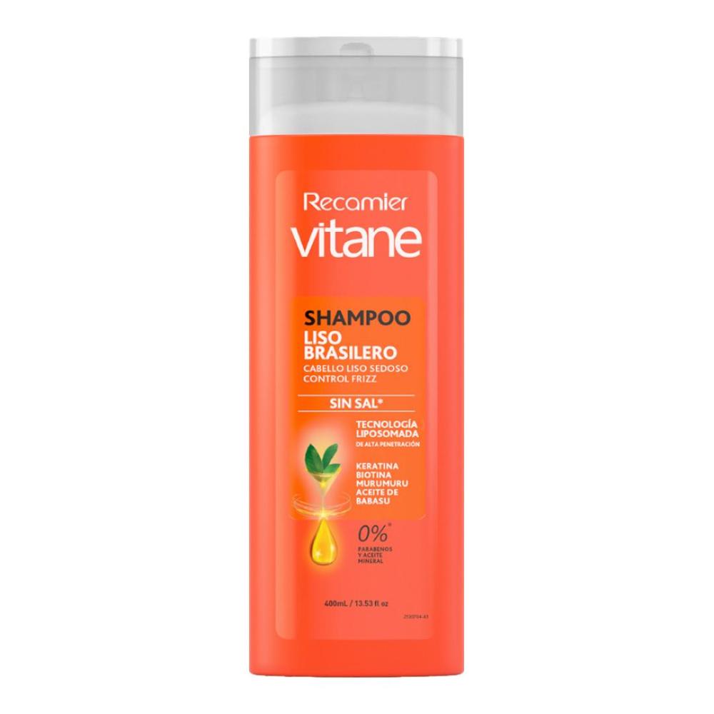 SHAMPOO LISO BRASILERO SIN SAL VITANE 40