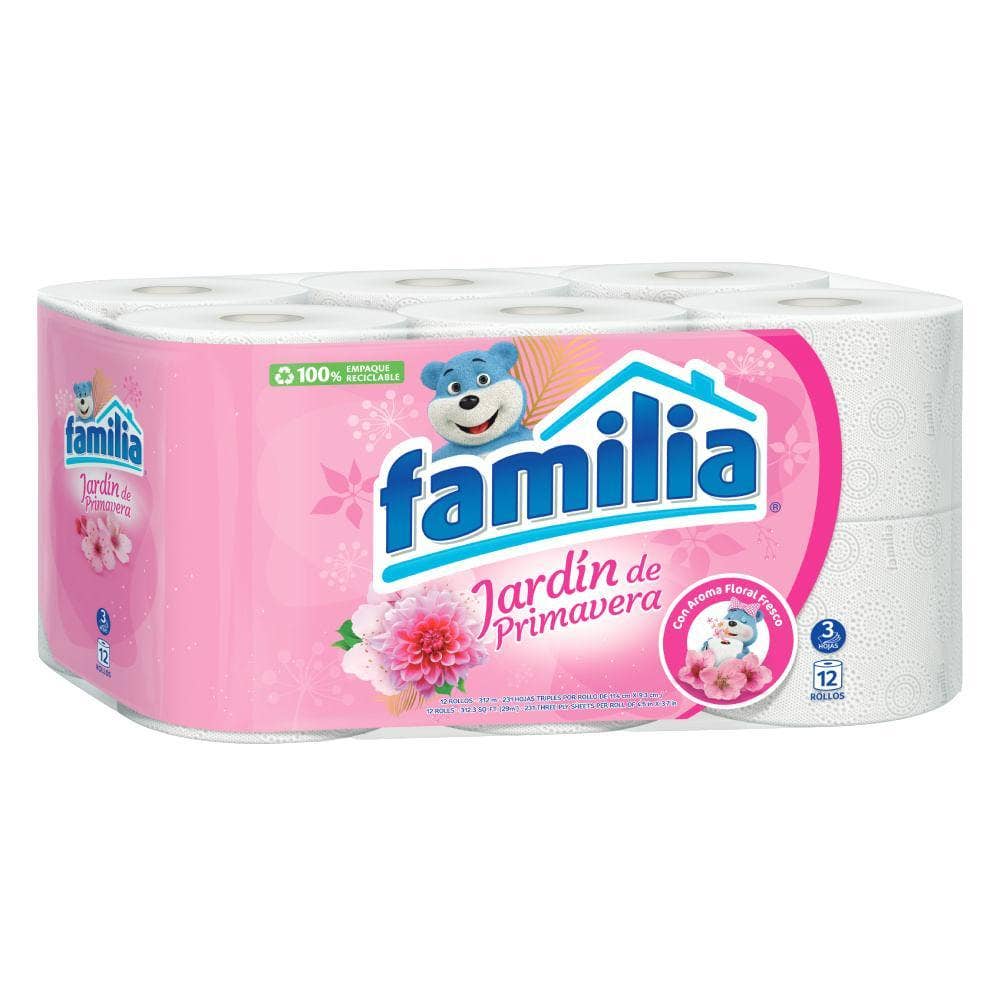PAPEL HIGIENICO JARDIN PRIMAVERA FAMILIA