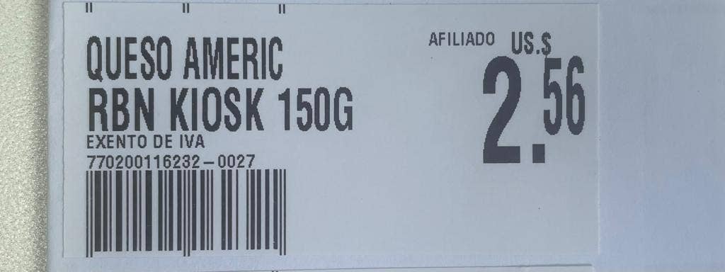 QUESO AMERICANO KIOSKO REBANADAS 150G