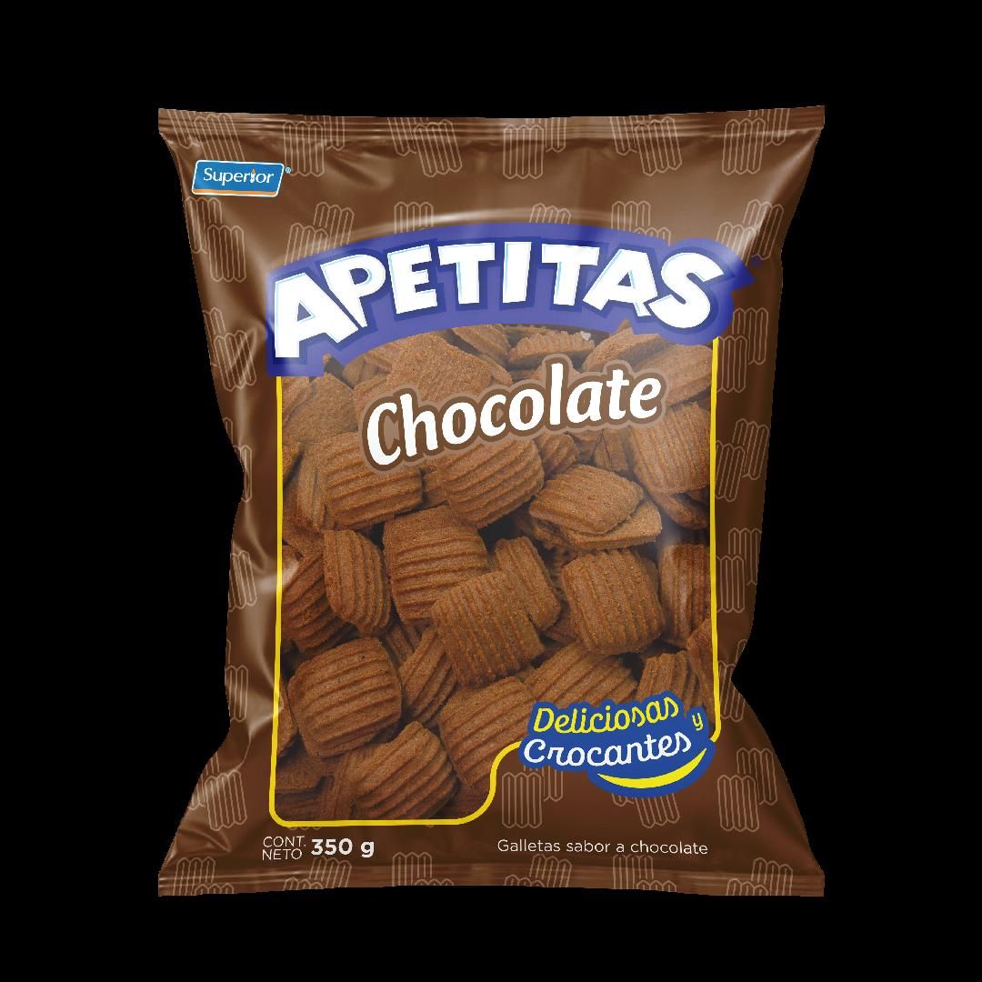 GALLETAS DE CHOCOLATE APETITAS 350GR
