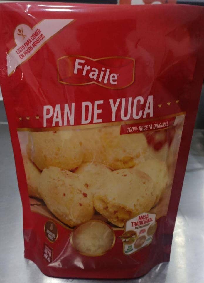 PAN DE YUCA CONGELADO X 20 UNIDADES