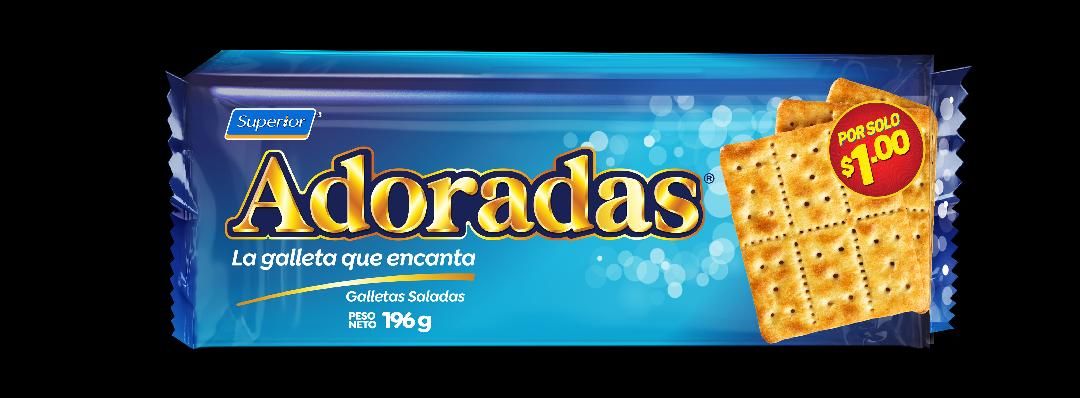 GALLETAS SALADAS ADORADAS 196GR