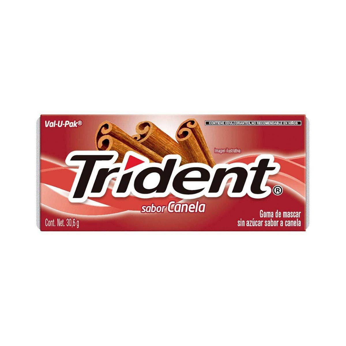 CHICLE TRIDENT SABOR CANELA 30.6GR