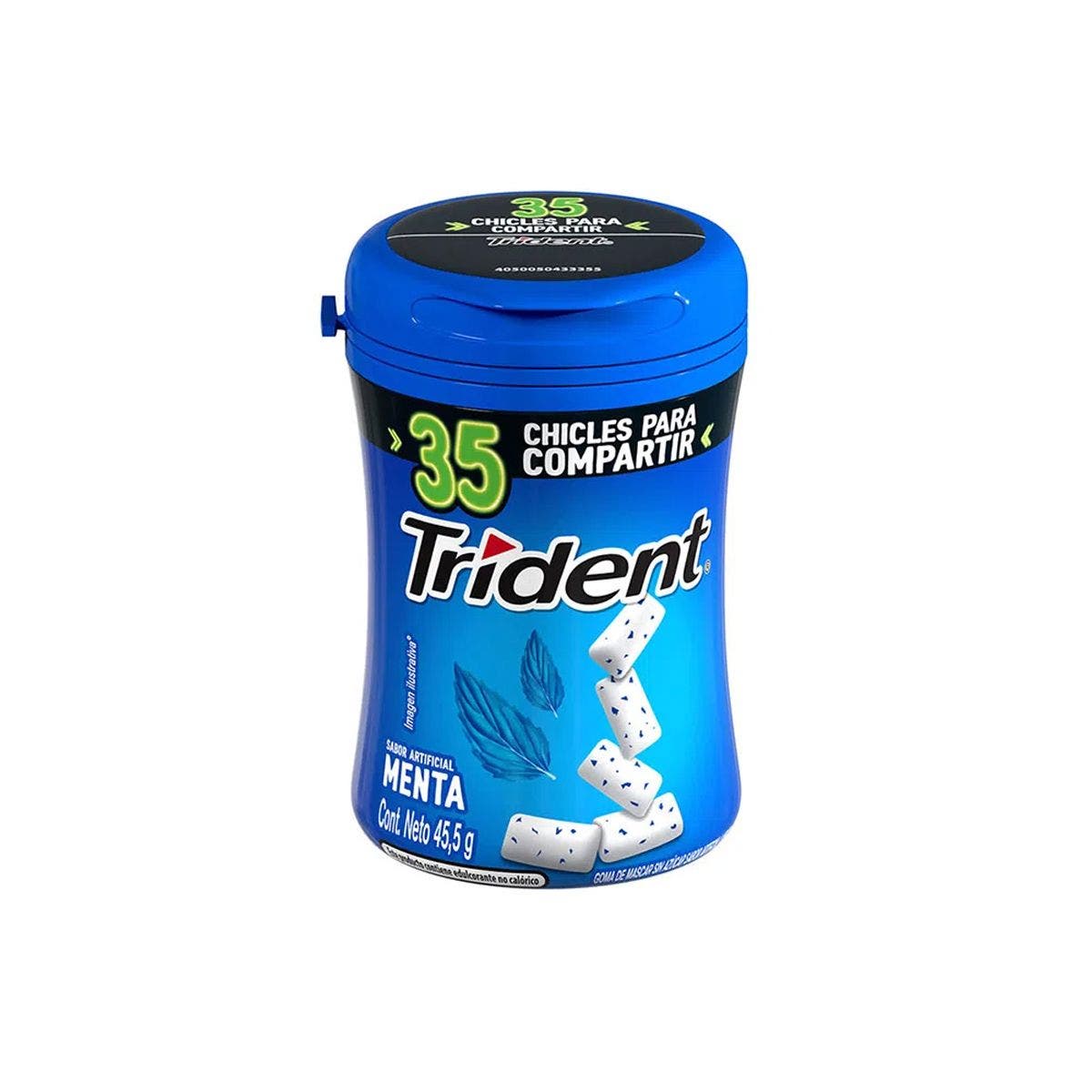 CHICLE TRIDENT MENTA 45.5GR
