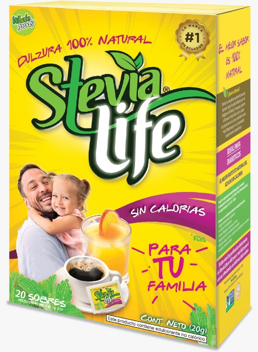 ENDULZANTE STEVIA LIFE 20G